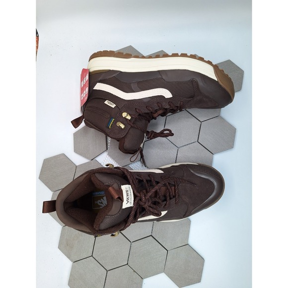 Vans Men's Sz 9 Ultrarange Exo Hi MTE-2 Demitasse Brown Chocolate Dark Boots - Picture 12 of 13